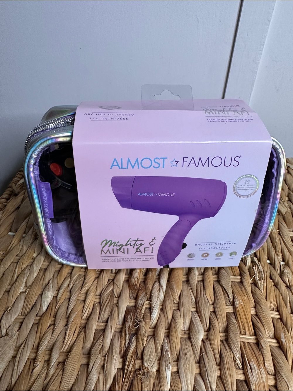 Almost Famous Lavender Travel Hair dryer